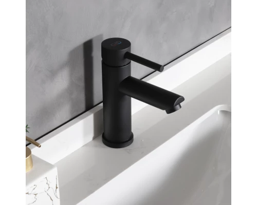 Смеситель для раковины Gid Berlin SS080-BM-K SS080BMK черный матовый