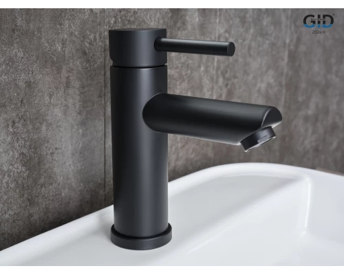 Смеситель для раковины Gid Berlin SS080-BM-K SS080BMK черный матовый