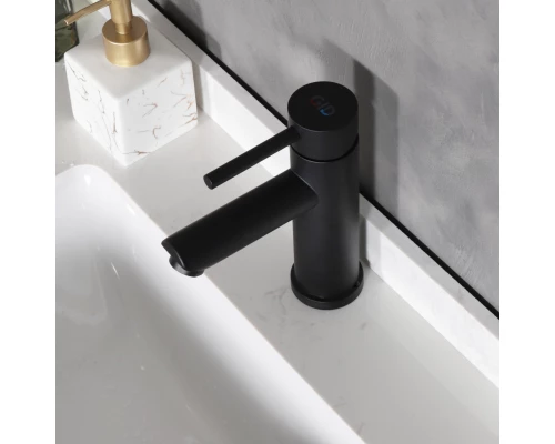 Смеситель для раковины Gid Berlin SS080-BM-K SS080BMK черный матовый