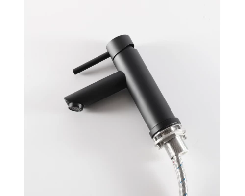 Смеситель для раковины Gid Berlin SS080-BM-K SS080BMK черный матовый