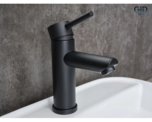 Смеситель для раковины Gid Berlin SS080-BM-K SS080BMK черный матовый