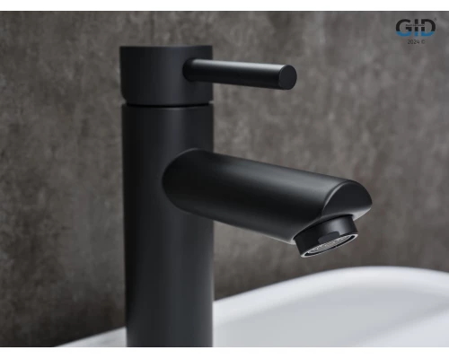 Смеситель для раковины Gid Berlin SS080-BM-K SS080BMK черный матовый