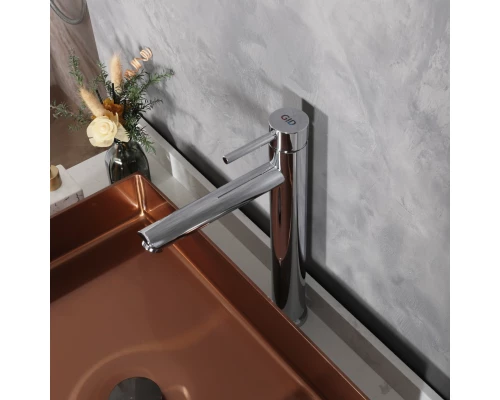 Смеситель высокий для раковины Gid Berlin SS080-CH-D SS080CHD хром