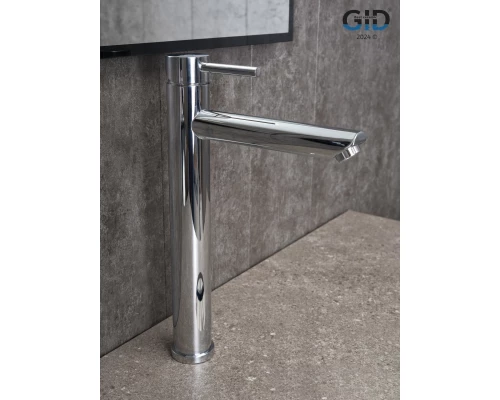 Смеситель высокий для раковины Gid Berlin SS080-CH-D SS080CHD хром