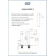 Смеситель высокий для раковины Gid Berlin SS080-CH-D SS080CHD хром