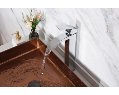 Смеситель высокий для раковины Gid Victoria L120-CH-D L120CHD хром