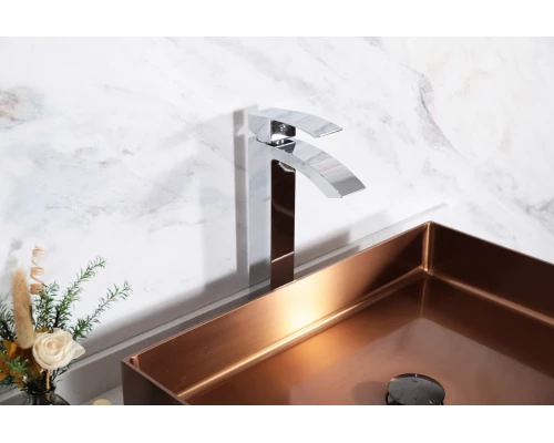 Смеситель высокий для раковины Gid Victoria L120-CH-D L120CHD хром