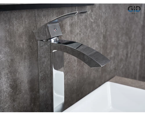 Смеситель высокий для раковины Gid Victoria L120-CH-D L120CHD хром