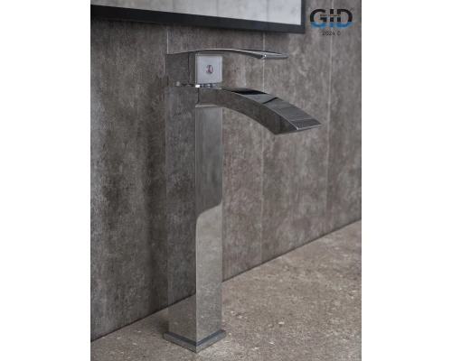 Смеситель высокий для раковины Gid Victoria L120-CH-D L120CHD хром