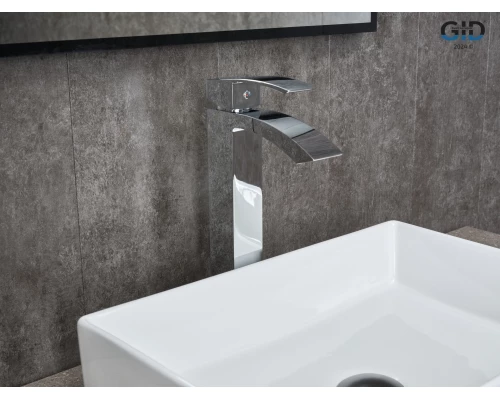 Смеситель высокий для раковины Gid Victoria L120-CH-D L120CHD хром