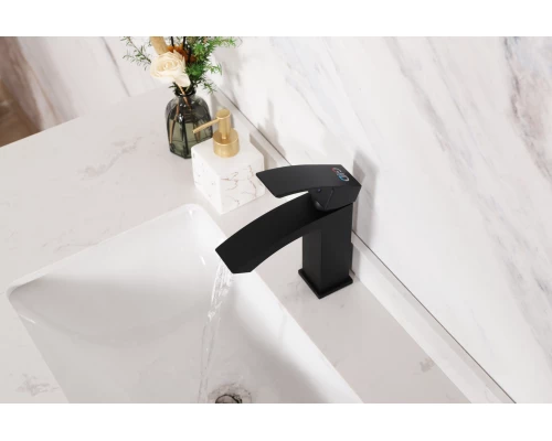 Смеситель для раковины Gid Victoria L120-BM-K L120BMK черный матовый