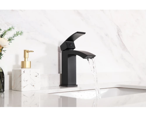 Смеситель для раковины Gid Victoria L120-BM-K L120BMK черный матовый