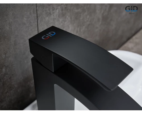 Смеситель для раковины Gid Victoria L120-BM-K L120BMK черный матовый