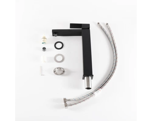 Смеситель высокий для раковины Gid Anchel SS979-BM-D SS979BMD черный матовый