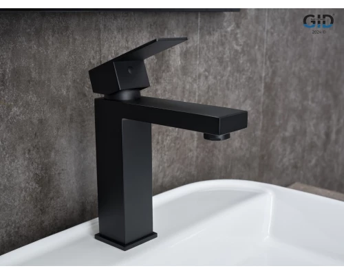 Смеситель для раковины Gid Anchel SS979-BM-K SS979BMK черный матовый