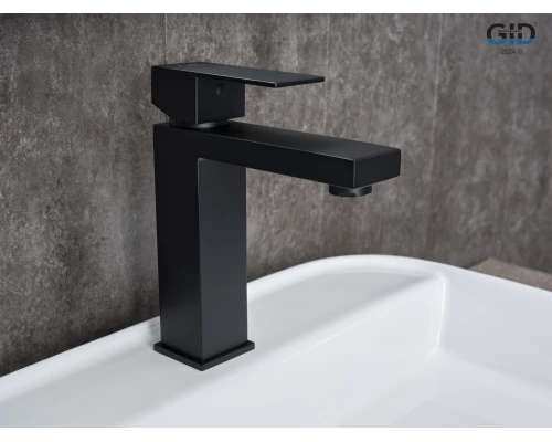 Смеситель для раковины Gid Anchel SS979-BM-K SS979BMK черный матовый