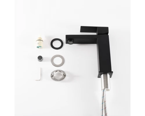 Смеситель для раковины Gid Anchel SS979-BM-K SS979BMK черный матовый