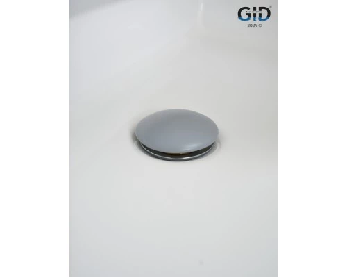 Донный клапан Gid без перелива  Gmh100 74401K серый матовый 7x7x10
