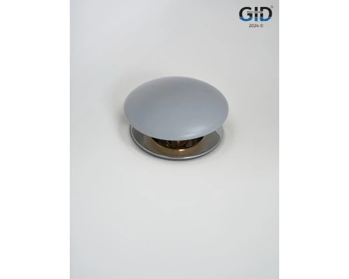 Донный клапан Gid без перелива  Gmh100 74401K серый матовый 7x7x10