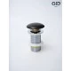 Донный клапан Gid без перелива Blm100 74402K черный матовый 7x7x10