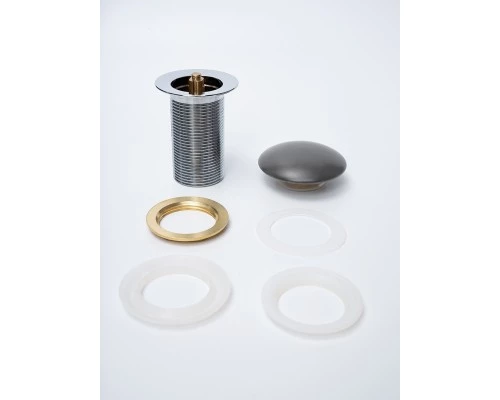 Донный клапан Gid без перелива Dgm100 74408K темно-серый матовый 7x7x10