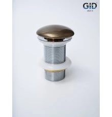 Донный клапан Gid без перелива Bzk100 74404K бронза 7x7x10