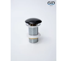 Донный клапан Gid без перелива Bl100 72201K черный глянцевый 7x7x10
