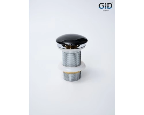 Донный клапан Gid без перелива Bl100 72201K черный глянцевый 7x7x10