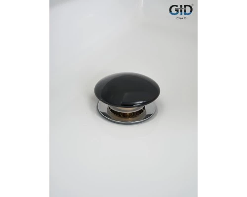 Донный клапан Gid без перелива Bl100 72201K черный глянцевый 7x7x10