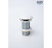 Донный клапан Gid без перелива Wh100 71101K белый 7x7x10