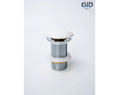 Донный клапан Gid без перелива Wh100 71101K белый 7x7x10