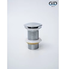 Донный клапан Gid без перелива Ch100 73302K хром 7x7x10