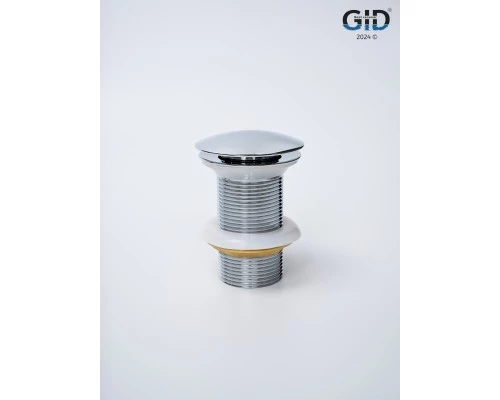 Донный клапан Gid без перелива Ch100 73302K хром 7x7x10