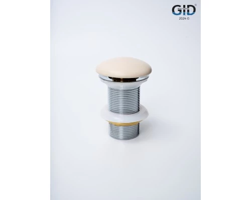 Донный клапан Gid без перелива Sr100 74405K светло-коричневый матовый 7x7x10