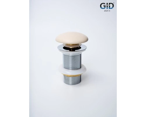 Донный клапан Gid без перелива Sr100 74405K светло-коричневый матовый 7x7x10