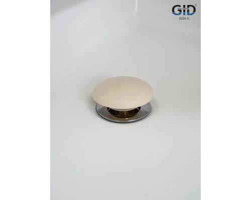 Донный клапан Gid без перелива Sr100 74405K светло-коричневый матовый 7x7x10