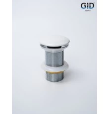 Донный клапан Gid без перелива Whm100 74403K белый матовый 7x7x10