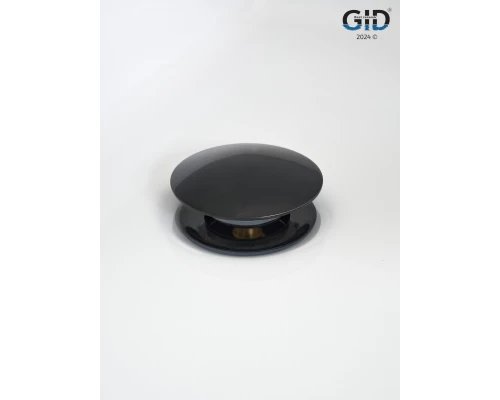 Донный клапан Gid без перелива G-54BL 76601K черный глянцевый 7x7x10