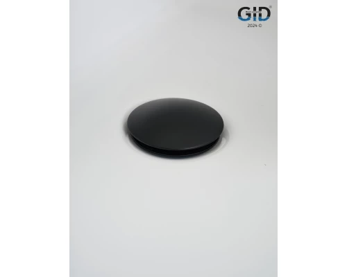 Донный клапан Gid без перелива G-55BM 76602K черный матовый 7x7x10