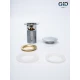 Донный клапан Gid  с переливом Ch100-1 73303K хром 7x7x10