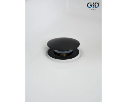 Донный клапан Gid универсальный G-59BM 76605K черный матовый 7x7x10