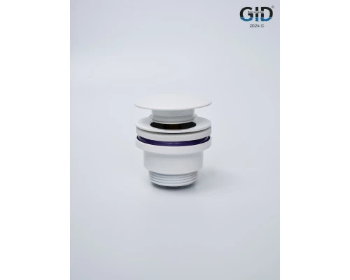 Донный клапан Gid универсальный G-60W 76606K белый 7x7x10