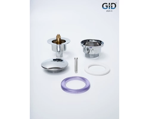 Донный клапан Gid универсальный G-36CH 76603K хром 7x7x10