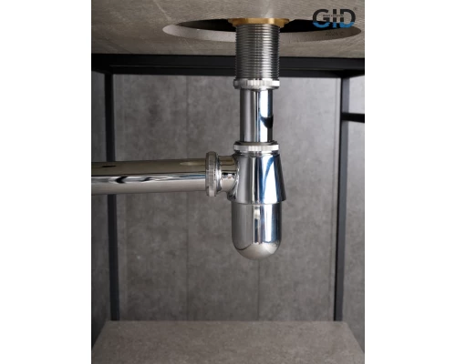 Сифон для раковины Gid G-56CH 75502S хром