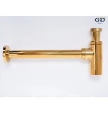 Сифон для раковины Gid G-64GD 75506S золотой