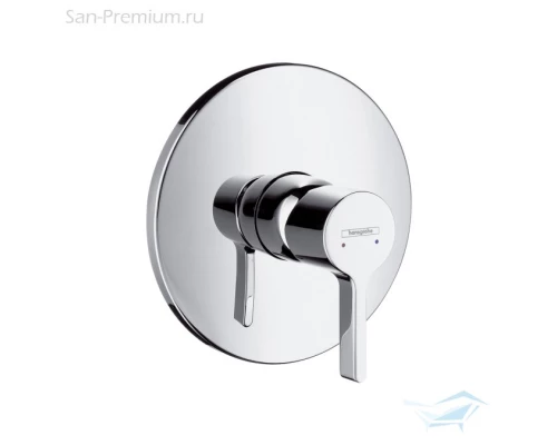 Смеситель для душа Hansgrohe Metris S встраиваемая и внешняя часть, хром 31665000S