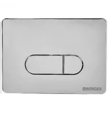 Клавиша смыва Berges Novum D3 040033 Хром