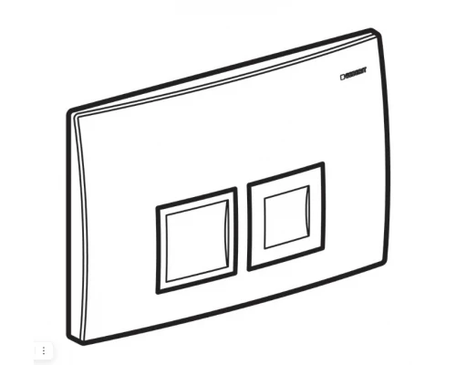 Клавиша смыва Geberit Delta 50 115.135.21.1COP капучино