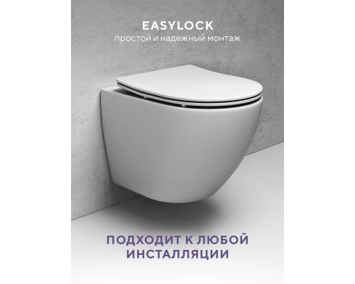 Подвесной унитаз Abelsberg Acrade TornadoFlush ARC60801WH, белый глянец