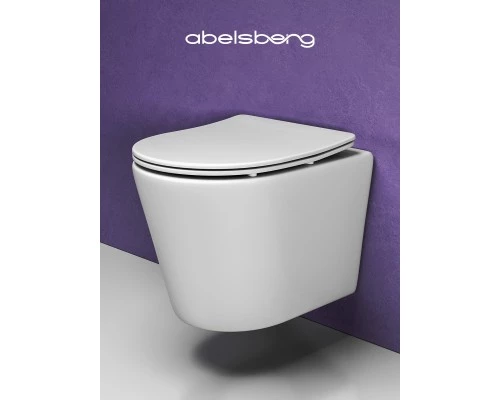Подвесной унитаз Abelsberg Element TornadoFlush ELC70701WH, белый глянец